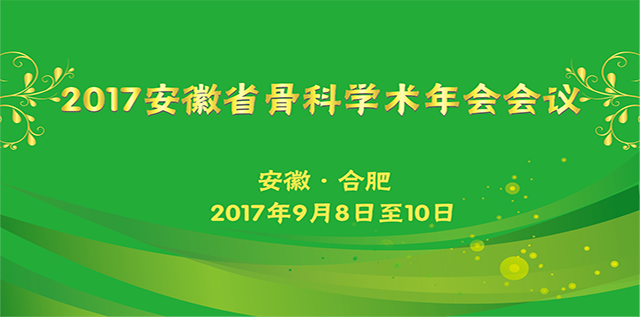 2017安徽省骨科学术年会会议